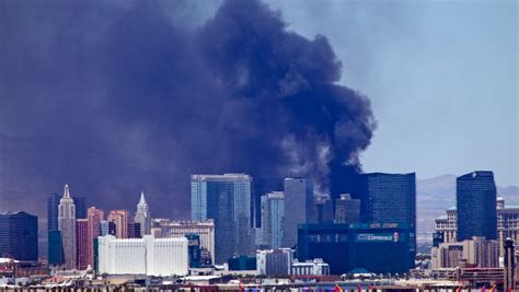 las vegas strip fire today